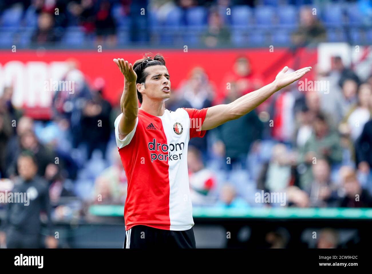 Joao Teixeira (Feyenoord) durante la partita di Eredivisie Feyenoord-ADO Den Haag il settembre 27 2020 a Rotterdam Netherlands Credit: SCS/Sander Chamid/AFLO/Alamy Live News Foto Stock