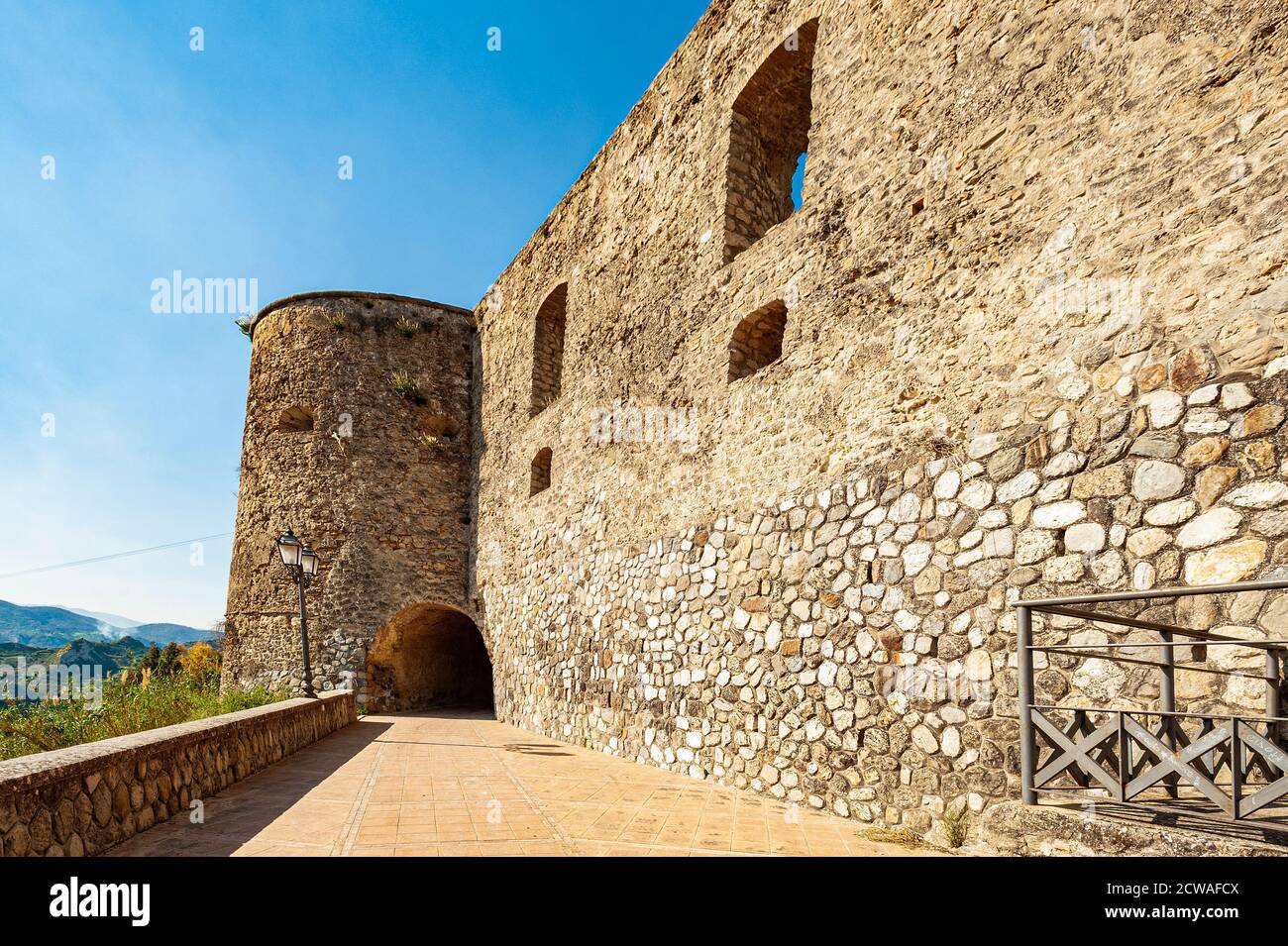 Italia Calabria Ardore Castello feudale Foto Stock