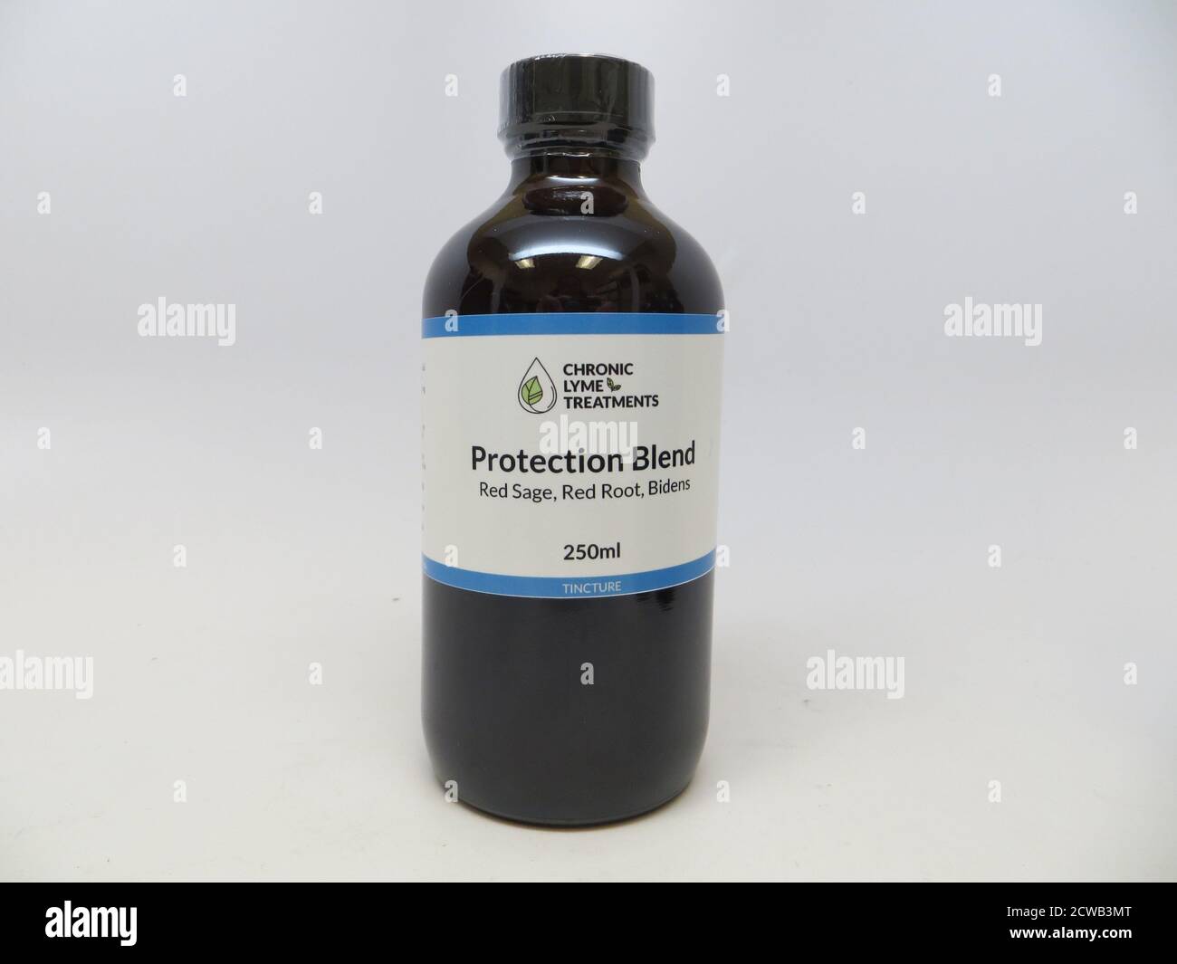 Protezione miscela questo prodotto è promosso con dichiarazioni non approvate per prevenire, trattare, mitigare o curare COVID-19. La FDA avverte i consumatori di evitare prodotti non collaudati e potenzialmente non sicuri. Foto Stock