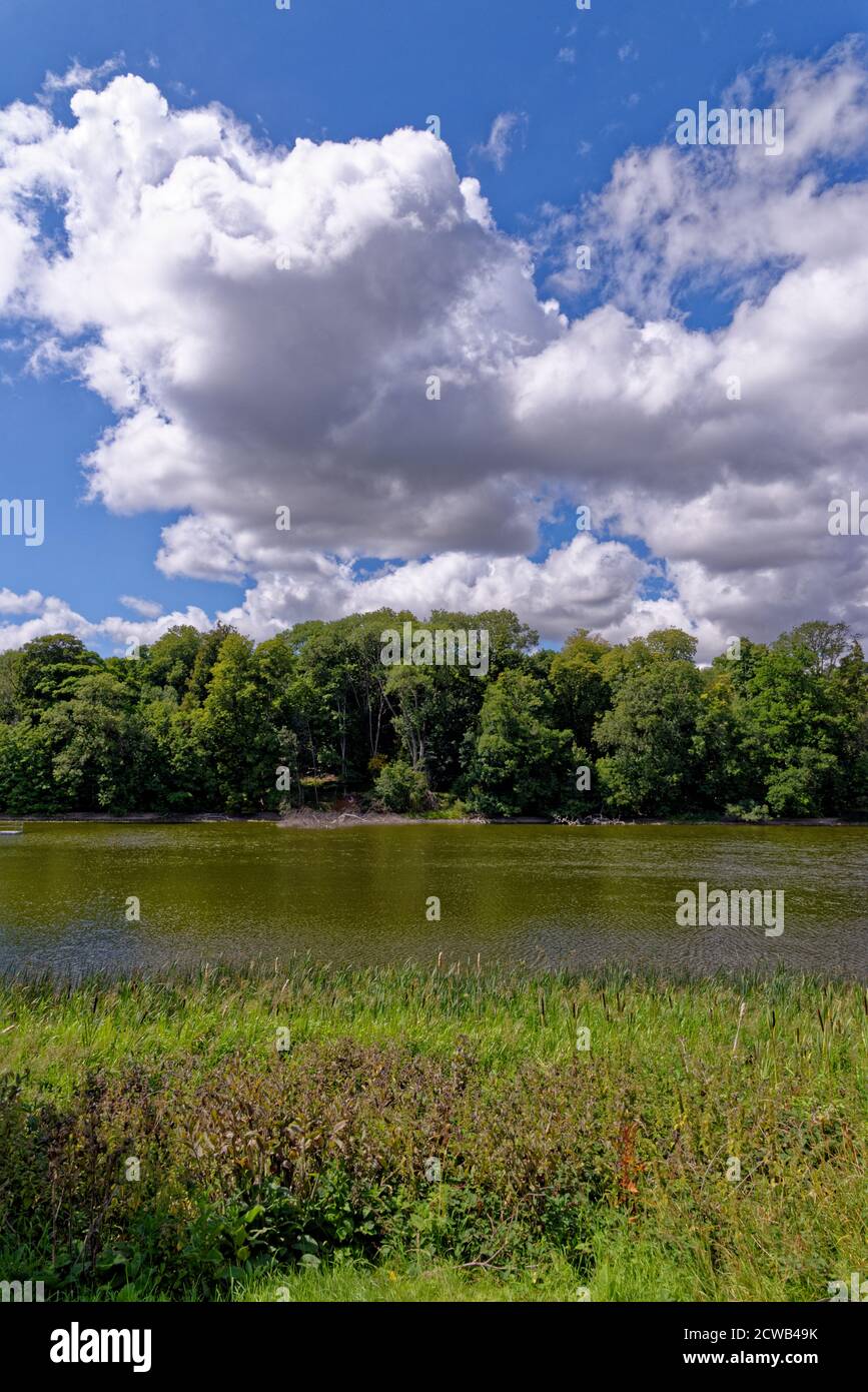 Blenheim Palace Gardens e il suo parco paesaggistico, Woodstock, Oxfordshire, Inghilterra, Regno Unito Foto Stock