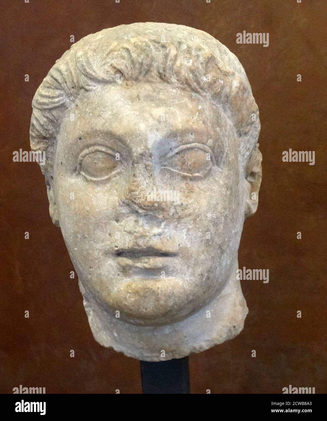 Busto di Tolomeo II Filadelfo (309 a.C. - 246 a.C.) il faraone dell'Egitto tolemaico Foto Stock