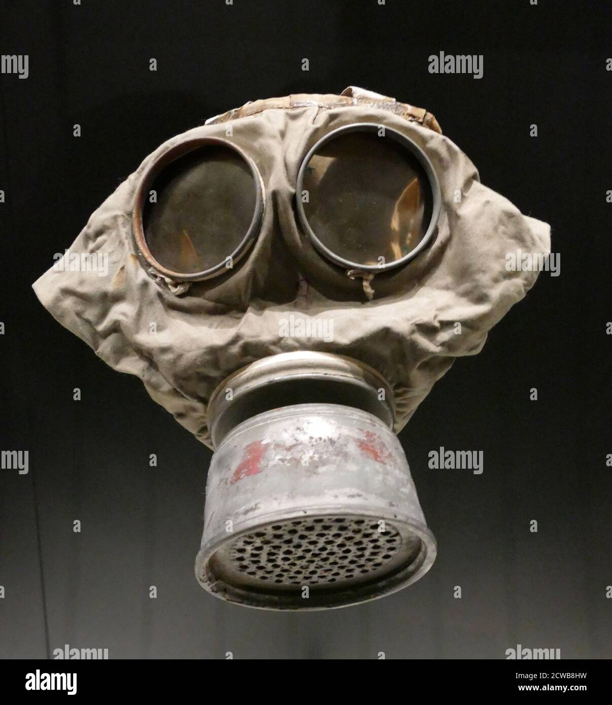 Prima guerra mondiale maschera a gas tedesca circa 1915 Foto Stock