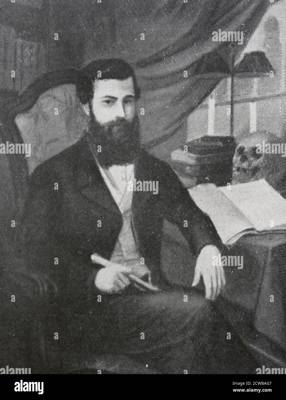 Dr. Federico Rubio y Gali (1827-1902), scienziato di spicco del XIX secolo in Spagna. Foto Stock