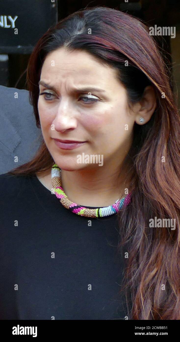 Luciana Berger (nato nel 1981); politico britannico che dal 2010 è membro del Parlamento (MP) per Liverpool Wavertree. Berger fu membro del Partito laburista fino al 2019, quando si dimise per formare il Gruppo indipendente (in seguito chiamato Change UK) con altri parlamentari. In seguito si è unita ai liberaldemocratici. Foto Stock