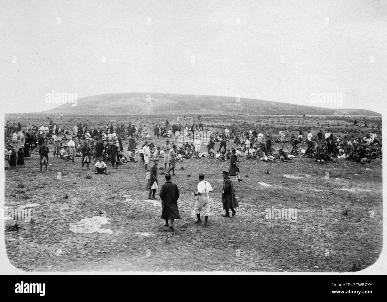 Soldati della Legione straniera francese, Siria, 20 ° secolo. La Legione straniera francese fu fondata nel 1831 come unità d'élite di volontari stranieri. La funzione principale della Legione nel XIX e all'inizio del XX secolo fu l'espansione e la protezione dei territori d'oltremare francesi. La Siria fu governata dalla Francia tra le due guerre mondiali secondo i termini di un mandato della Lega delle Nazioni. L'artista è sconosciuto. Foto Stock