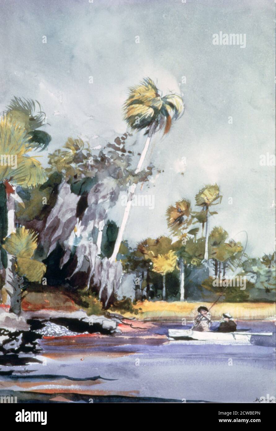 L'heap shell', 1904. Artista: Winslow Homer. Winslow Homer era un pittore e stampatore americano di paesaggio. È considerato uno dei più importanti pittori dell'America del XIX secolo e una figura preminente dell'arte americana Foto Stock