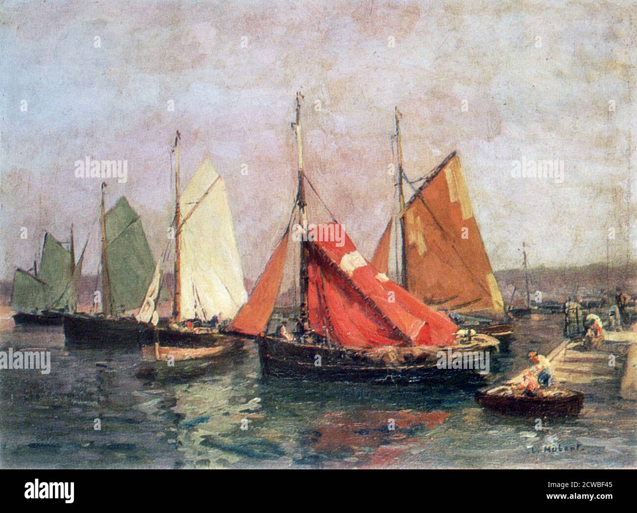 The Coast of Breton', c1907-1915. Artista: Leon Hubert. Leon Hubert (1887-1915) è stato un pittore francese. Foto Stock