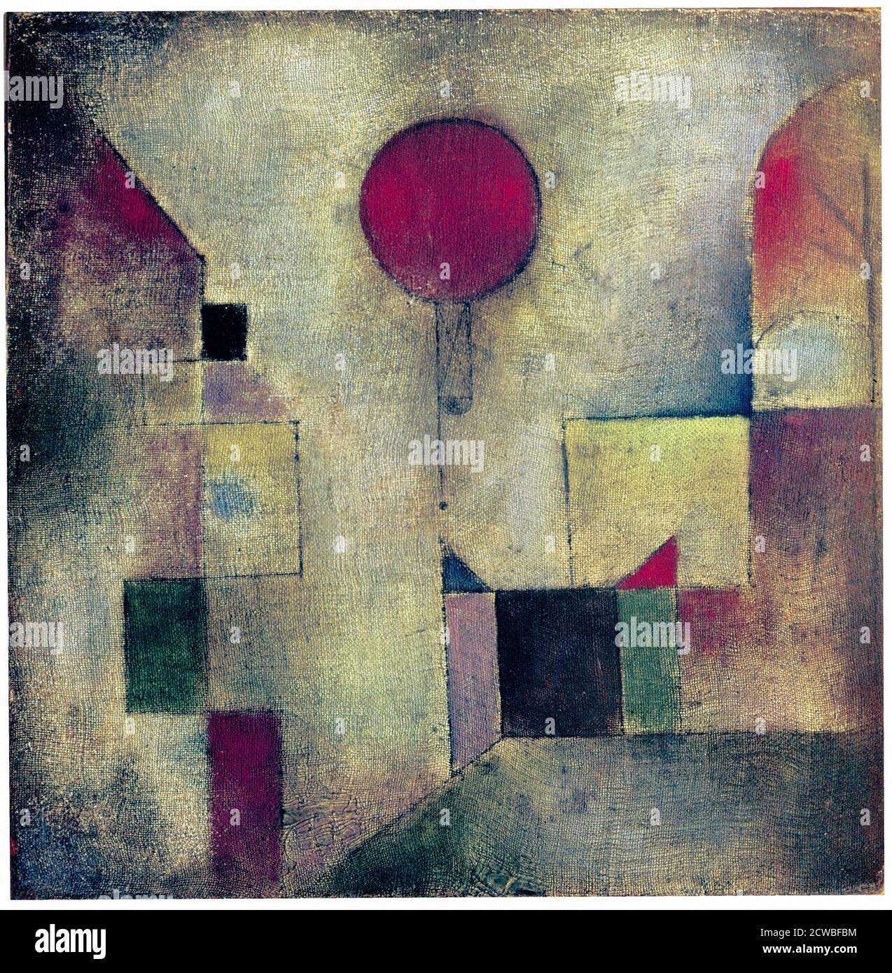 Red Balloon', 1922 di Paul Klee. Dal Museo Guggenheim, New York. Foto Stock