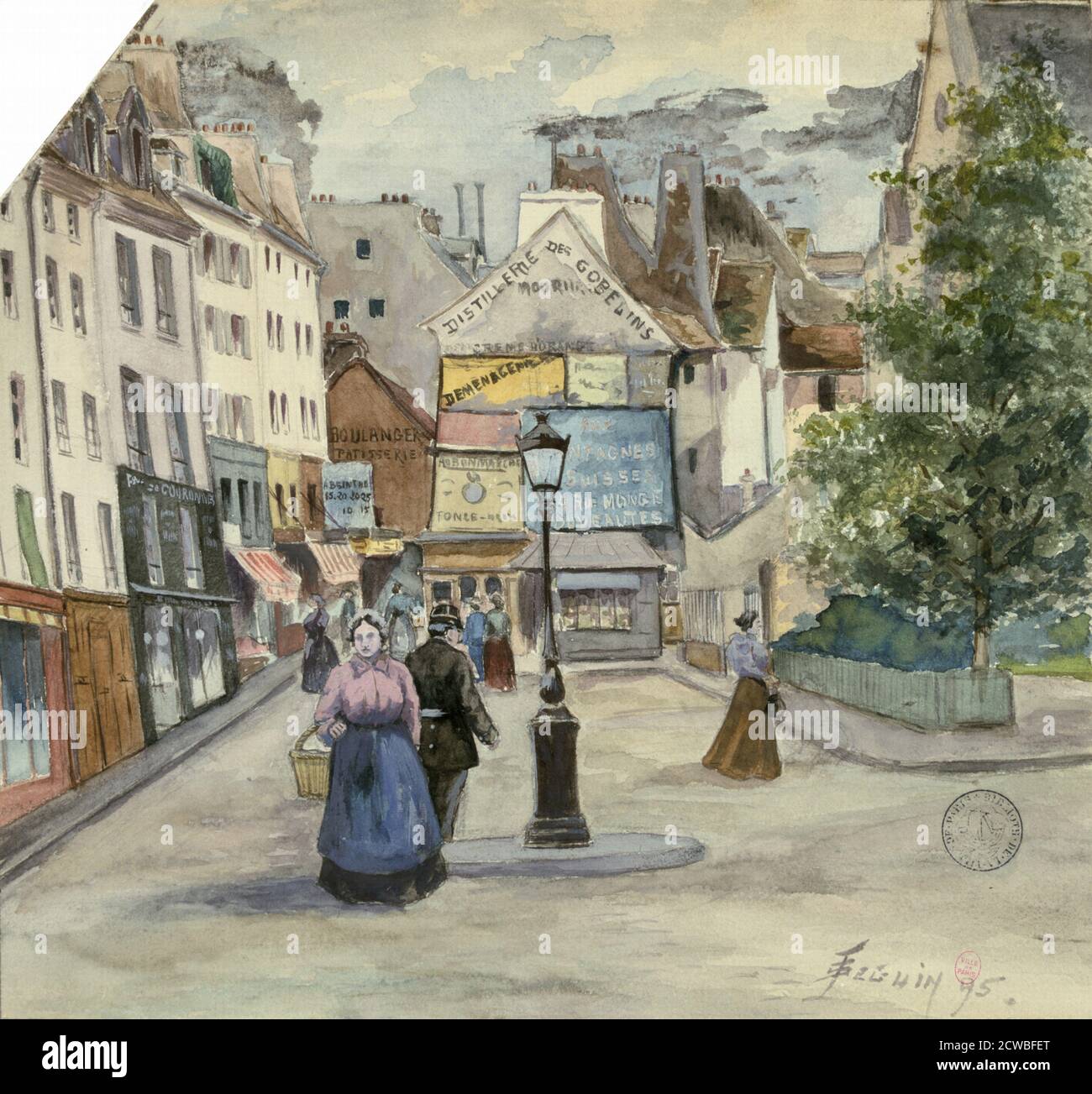 Parigi di Beguin, 1895. Foto Stock