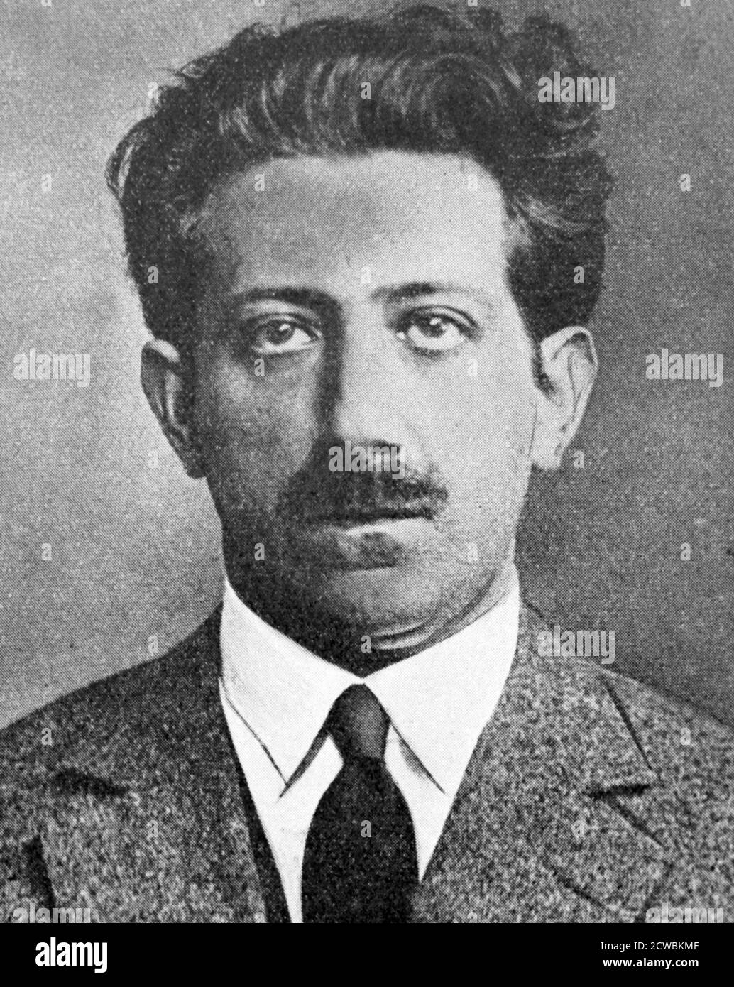 Foto in bianco e nero di Alexandre Stavisky (1888-1934). Foto Stock