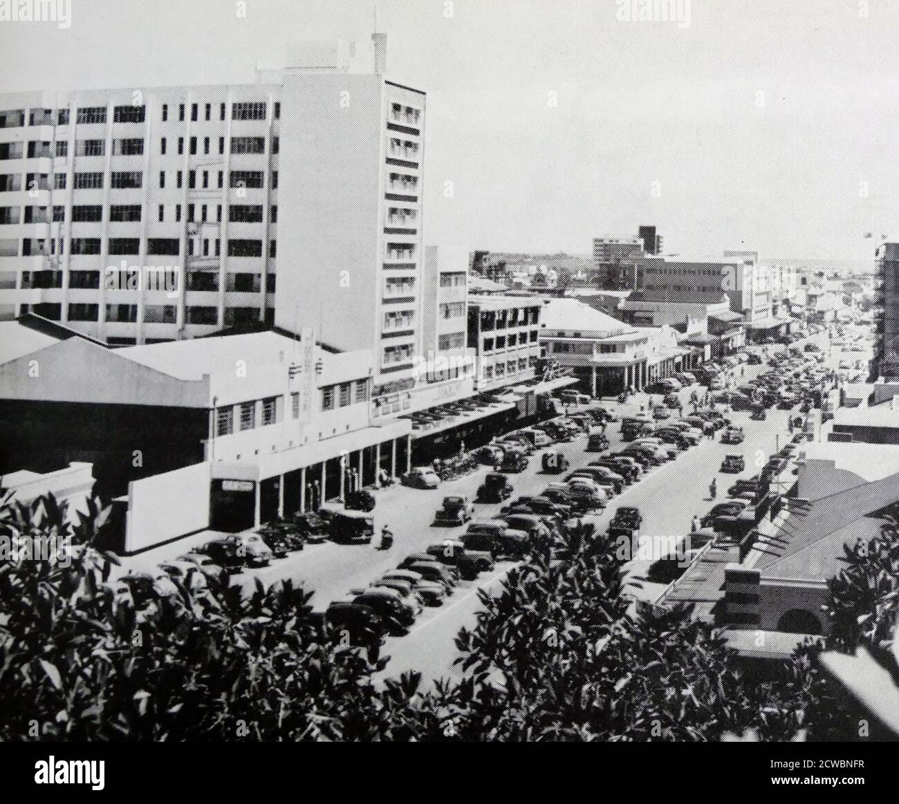 Bulawayo la seconda città più grande dello Zimbabwe. Fotografato nel 1953 Foto Stock