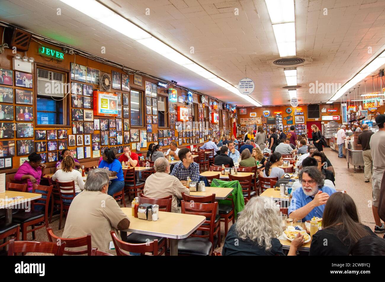 Katz's Deli sul Lower East Side di New York City, Stati Uniti d'America Foto Stock