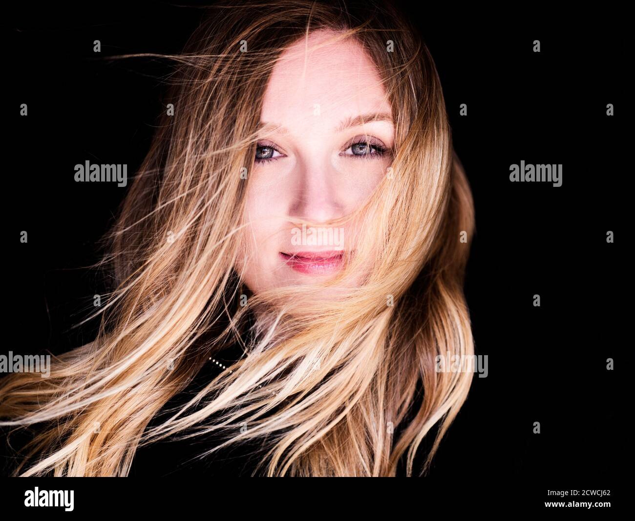 Bella Donna bionda Foto Stock