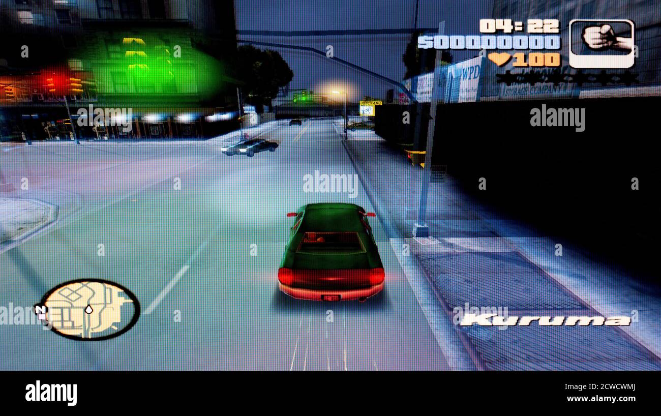Grand Theft Auto III - Sony PlayStation 2 PS2 - Solo per uso editoriale Foto Stock