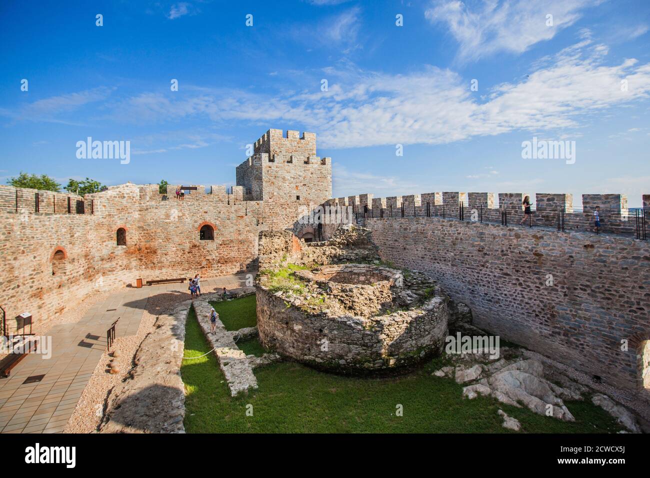 Patrimonio culturale, fortezza medievale di RAM, vecchia fortezza ottomana, fortificazione di confine situato sulle rive del Danubio, Serbia orientale, Europa Foto Stock