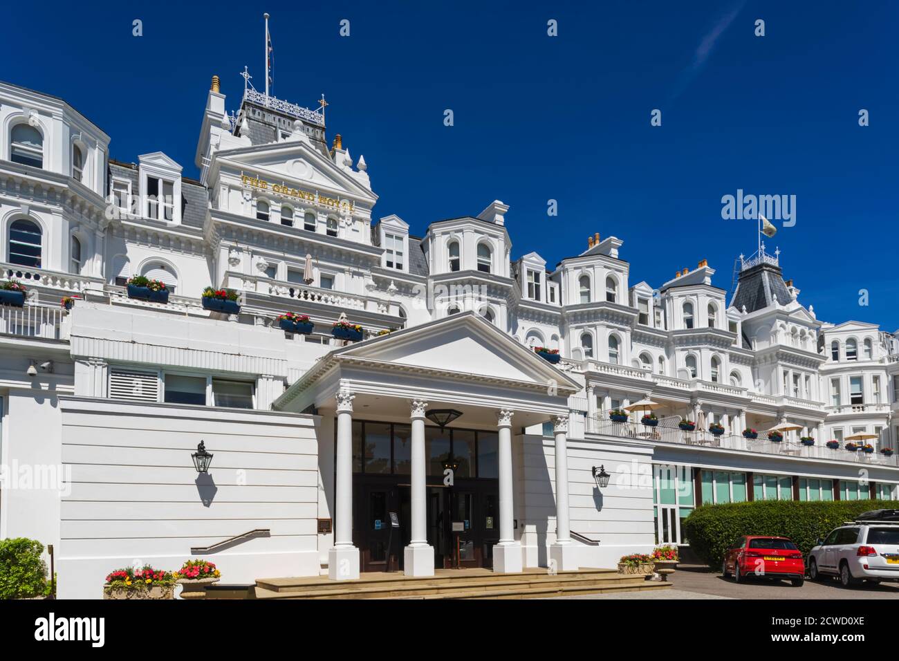 Inghilterra, East Sussex, Eastbourne, The Five Star Grand Hotel Foto Stock