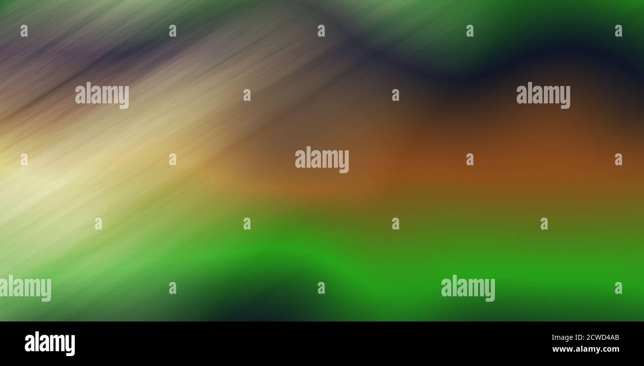 Sfondo. Luminoso sfondo multicolore, una bella combinazione di colori: Verde, arancione, sottili strisce grigie, con linee diagonali. Sventolando indietro Foto Stock