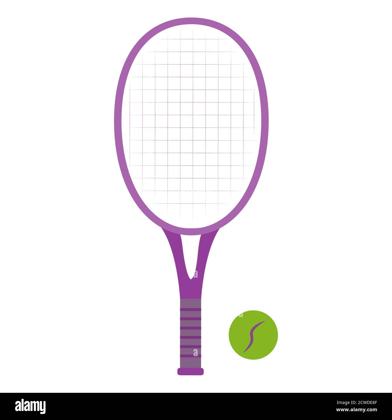 Palle da tennis e racquet.Sport, fitness, disegno vettoriale. Illustrazione Vettoriale