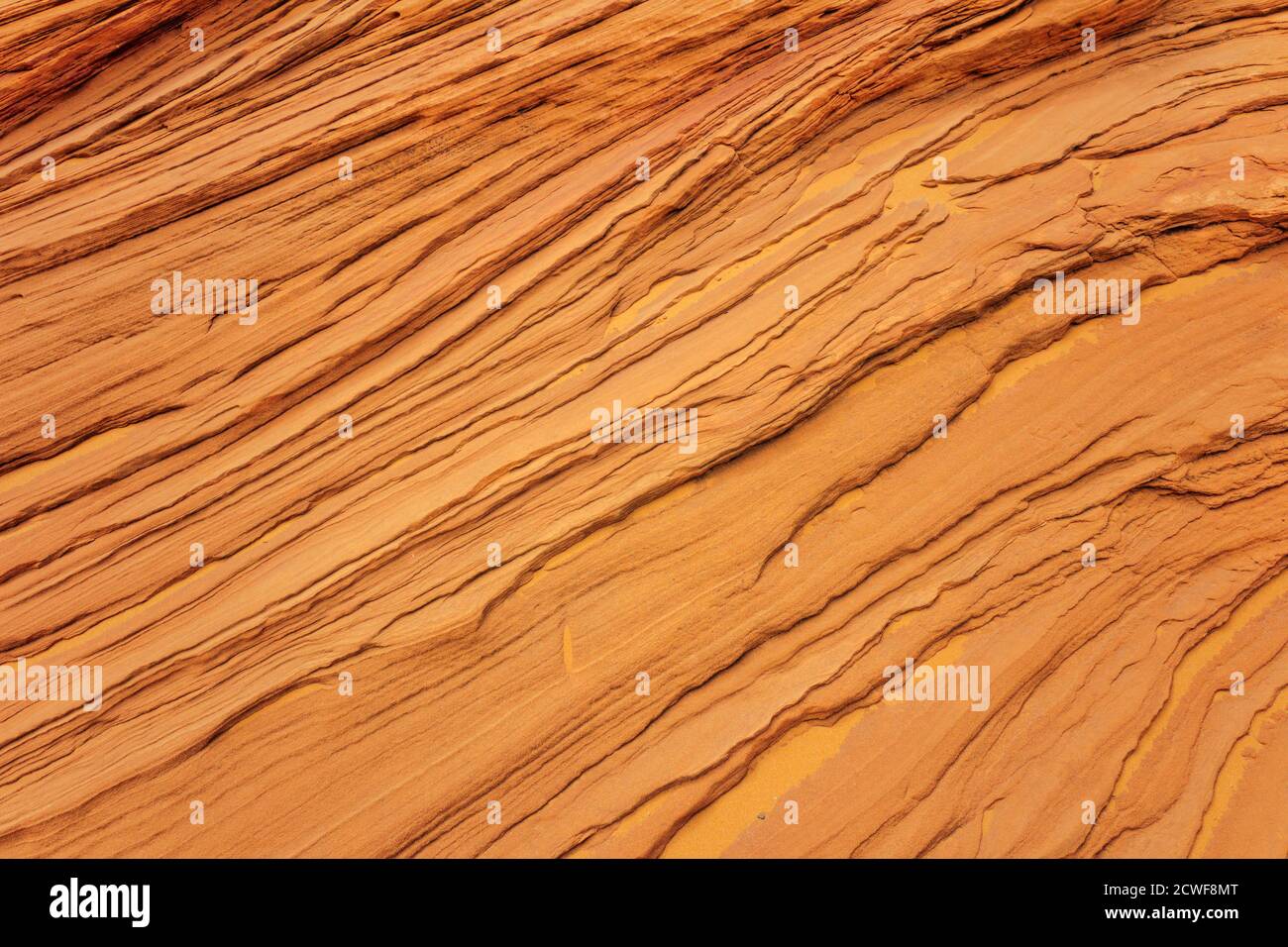 Arenaria arancione texture sfondo. Astratto natura sfondo. Strati di pietra in Arizona Foto Stock