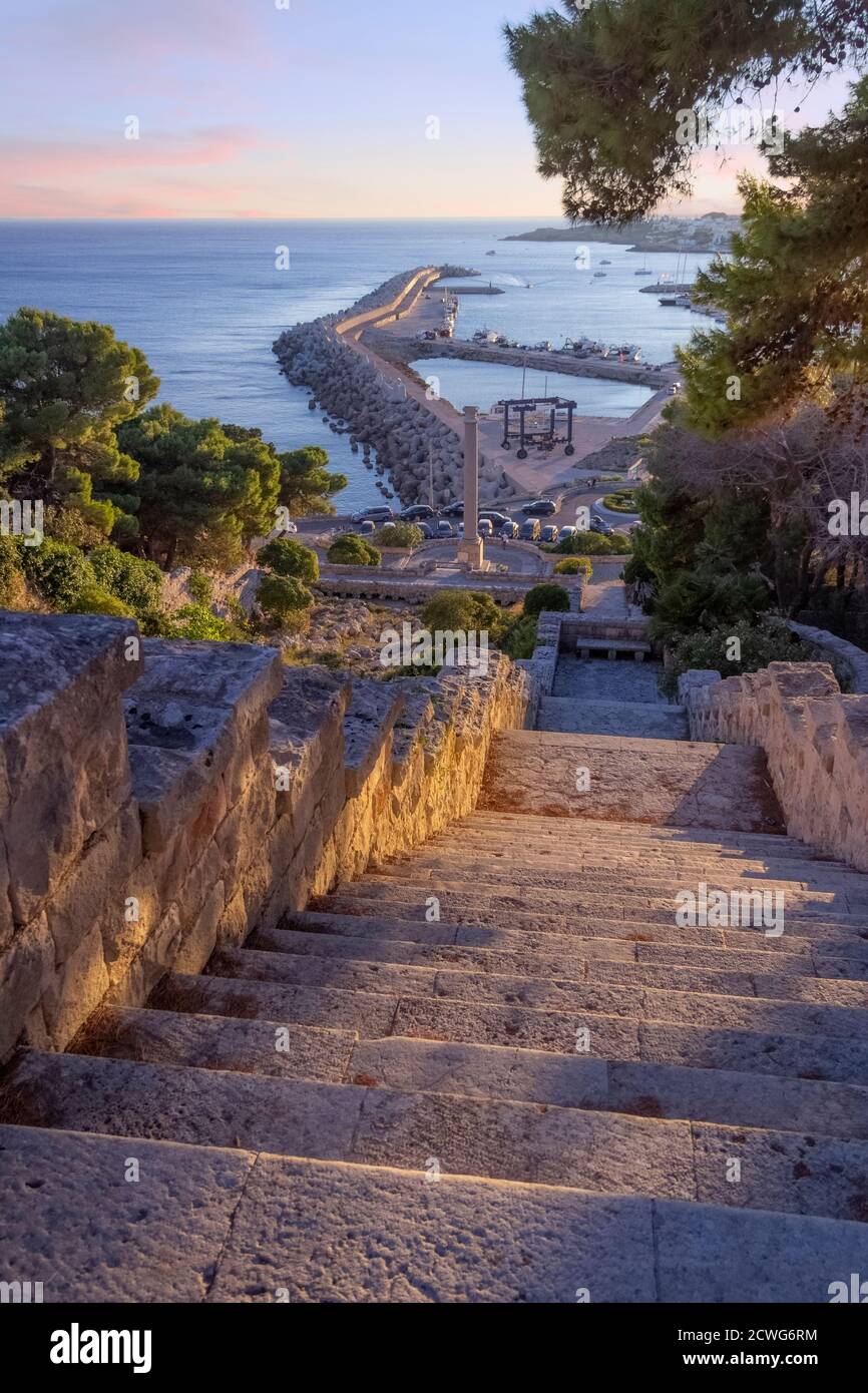 Cascata monumentale di Santa Maria di Leuca in Italia (Puglia Foto stock -  Alamy