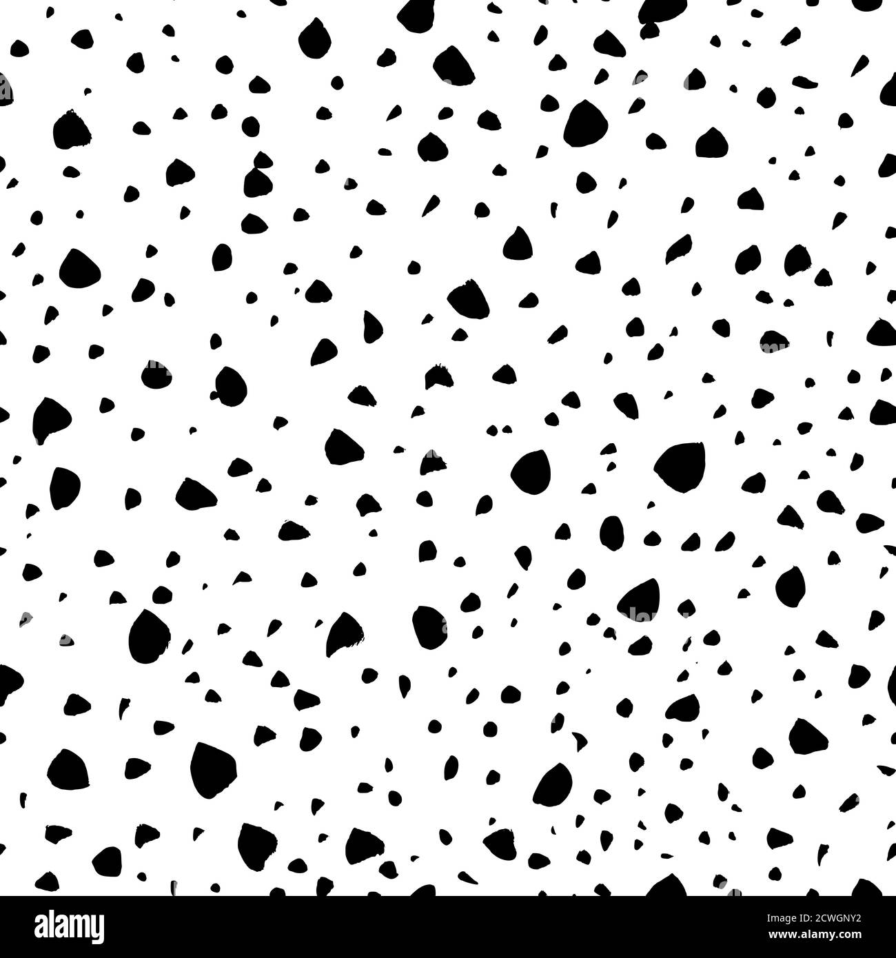 Motivo vettoriale senza giunture a punti Polka. Illustrazione Vettoriale