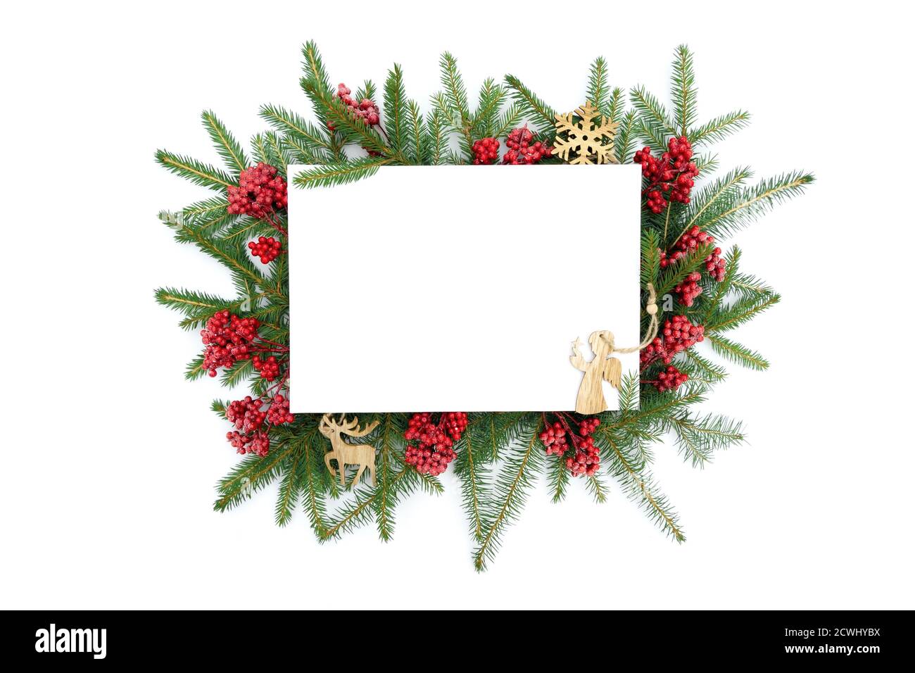 Biglietti Auguri Natale, Biglietti Natalizi Vintage in Bianco con Busta