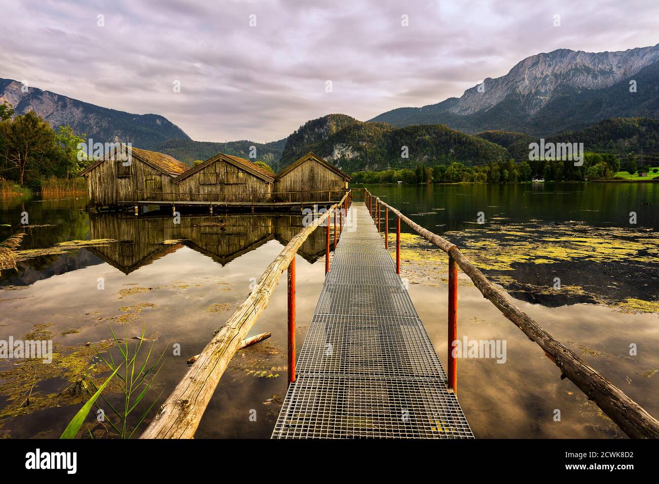 Lago Kochelsee, Germania Foto Stock
