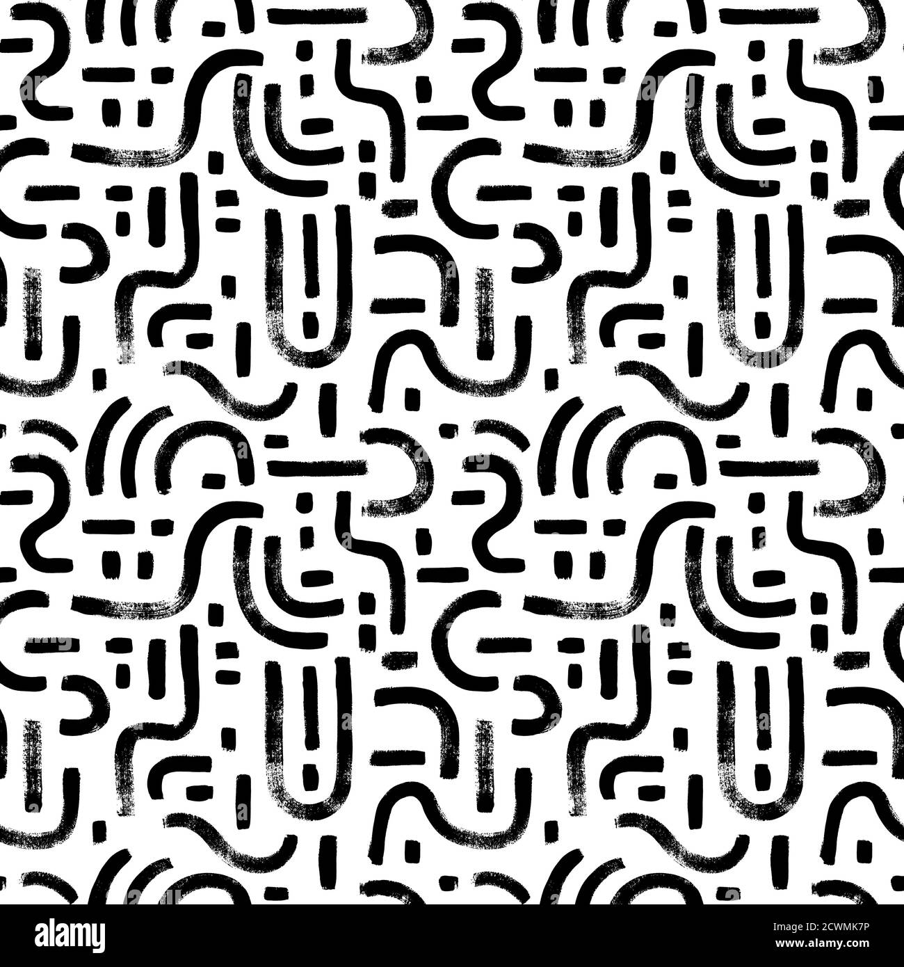 Labirinto e mosaico vettoriale motivo senza giunture Illustrazione Vettoriale
