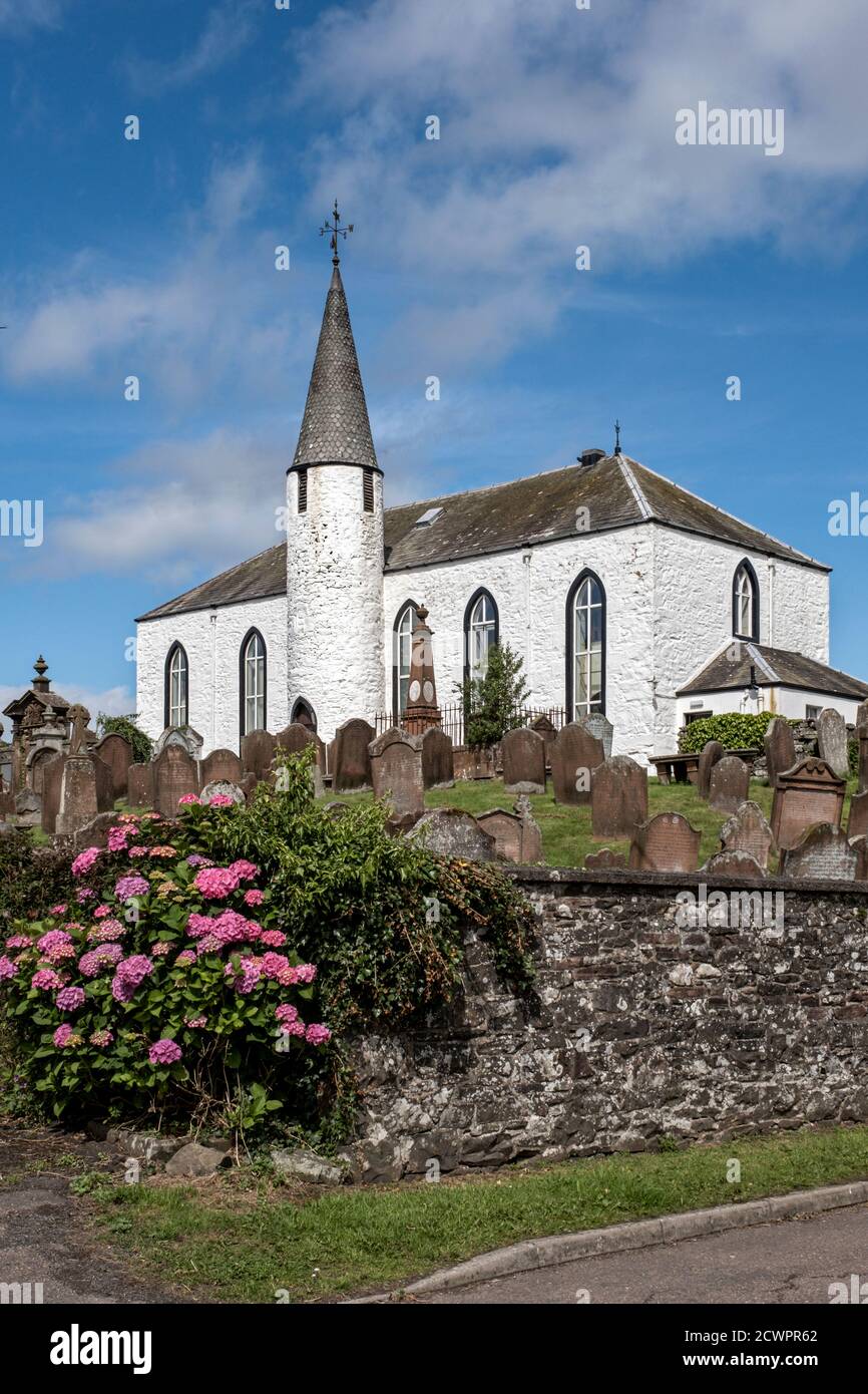 Chiesa parrocchiale di Crosmichael, Dumfries e Galloway, Scozia. Foto Stock