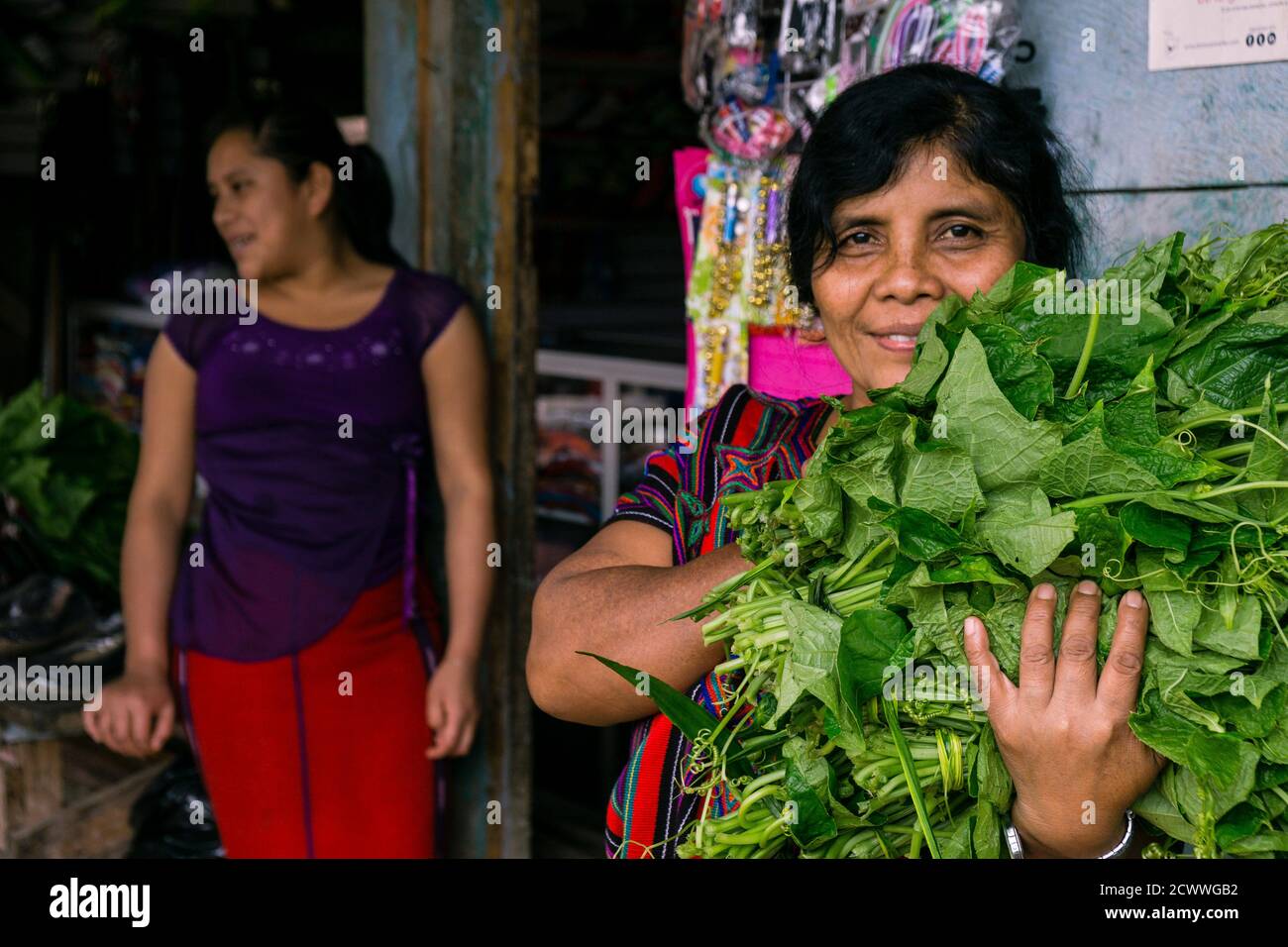 tienda de abastos, Union 31 Mayo, la Taña, zona Reyna, departamento de Uspantan, Guatemala, America Centrale Foto Stock