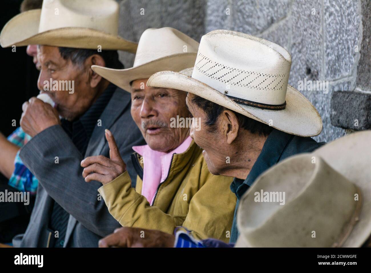 Santiago Atitlan, departamento de Sololá, Guatemala, America Centrale Foto Stock