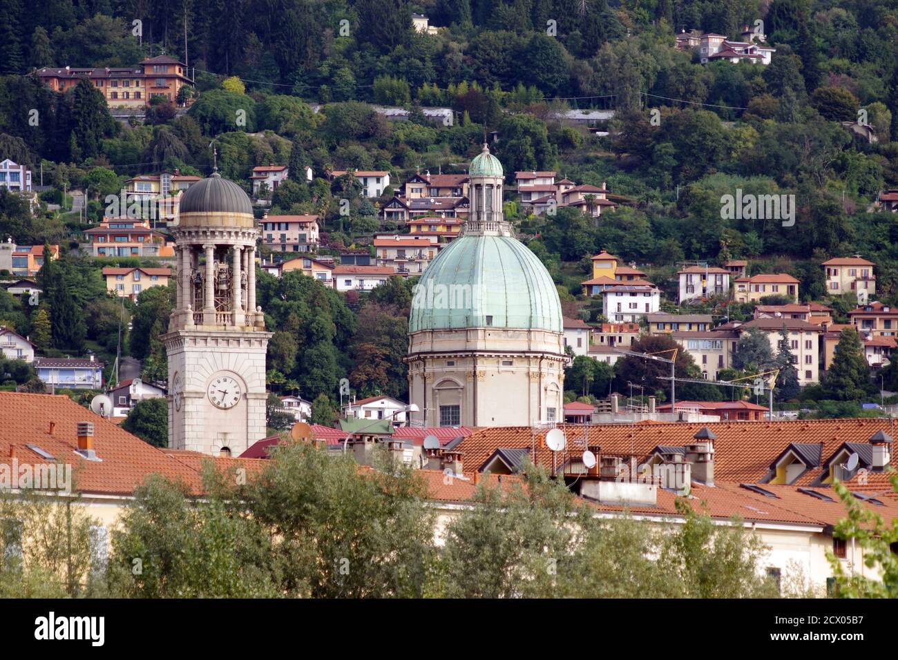 Verbania-Intra, Piemonte, Italia. Città sulle rive del Lago maggiore Foto Stock