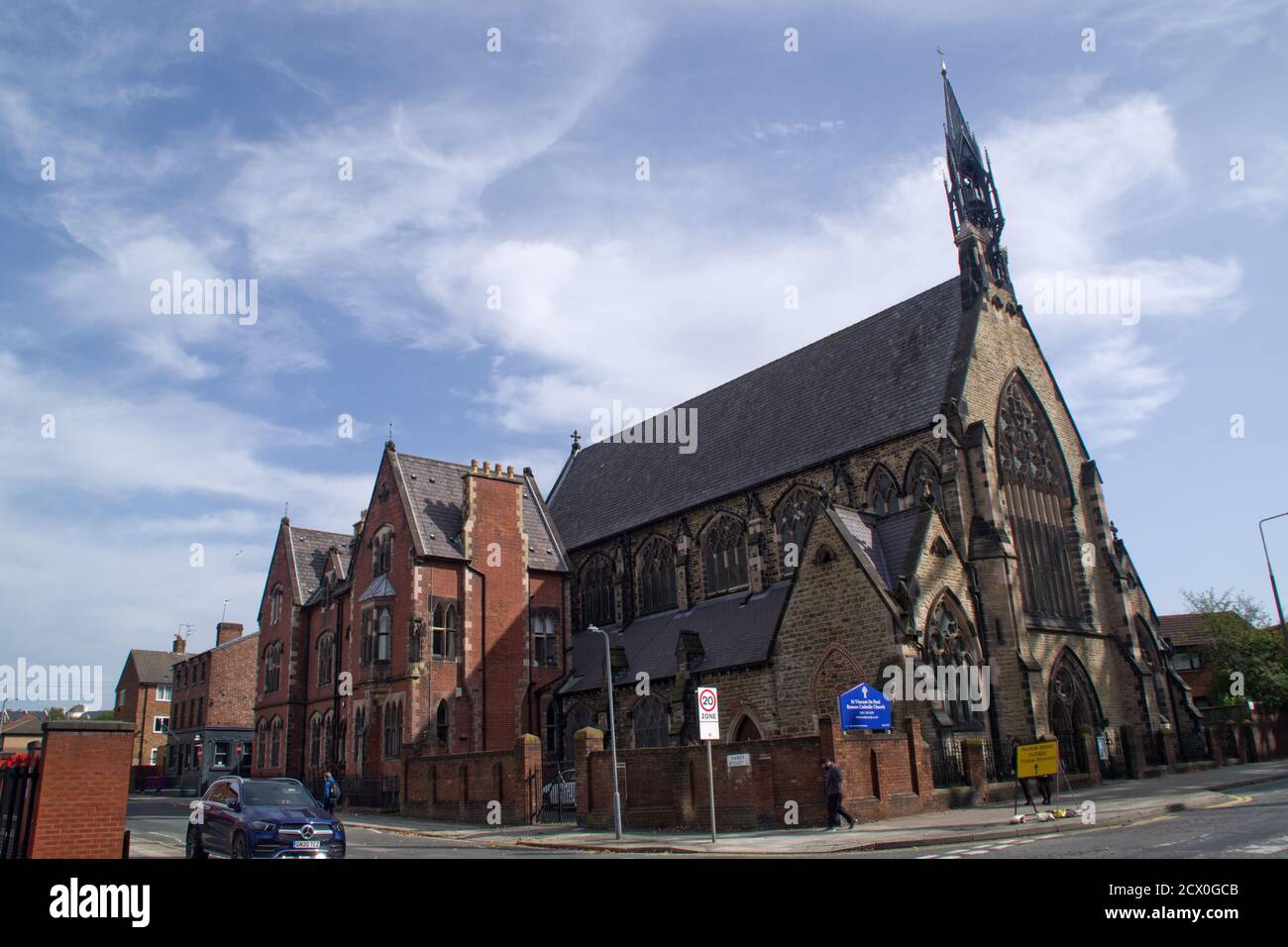 St Vincent de Paul Liverpool Foto Stock