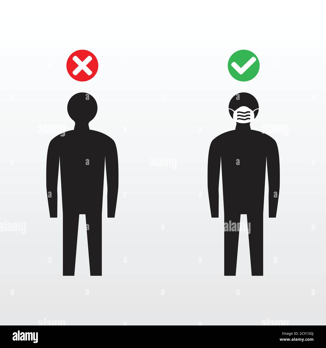 Icona di allontanamento sociale. Silhouette bianche e nere icona semplice uomo di distanza sociale. Mantenga il vostro distanziamento sociale Illustrazione Vettoriale