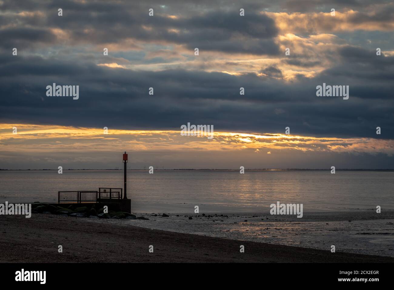 Snettisham Beach, Norfolk, Inghilterra Foto Stock