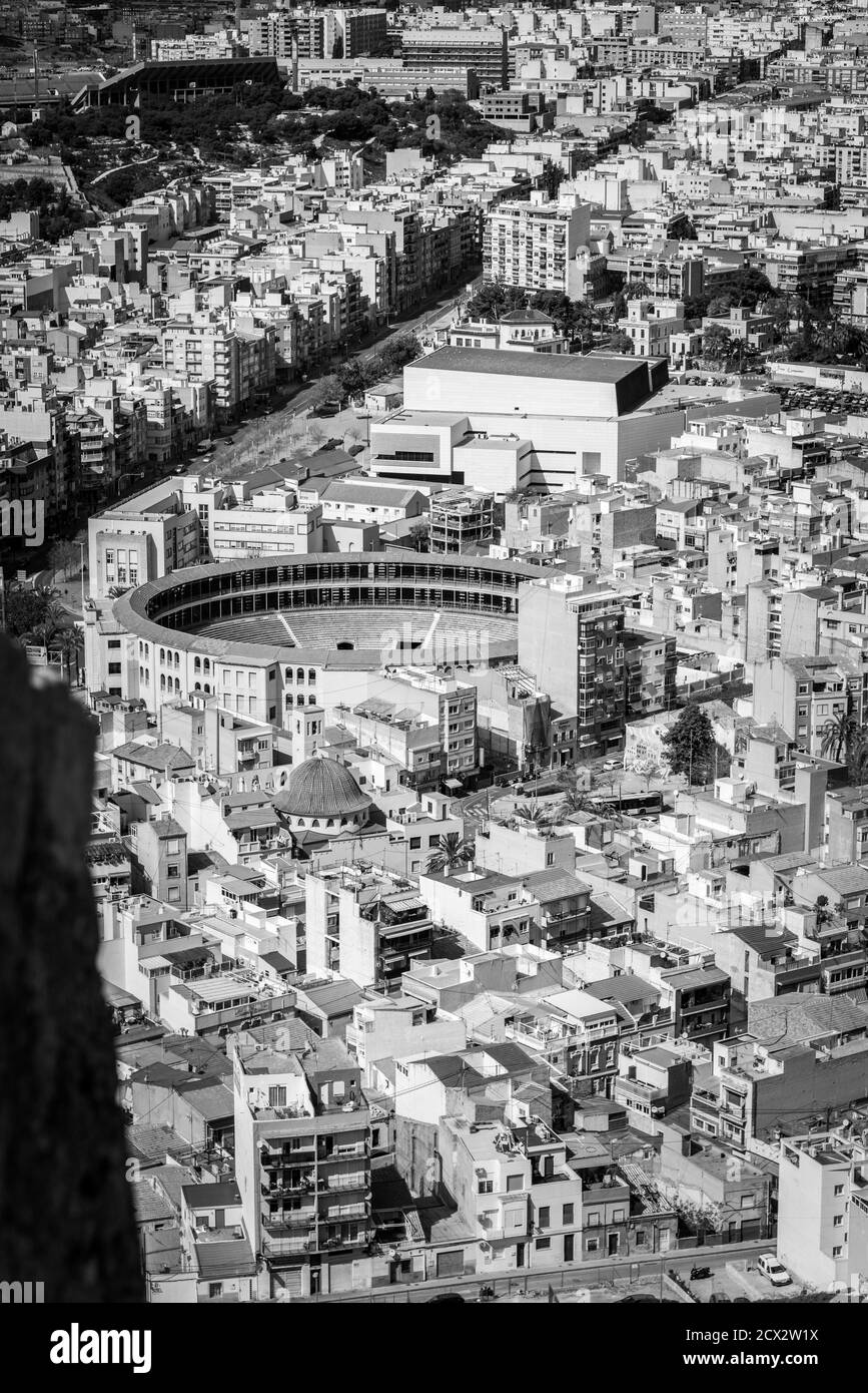 La città di Alicante Foto Stock