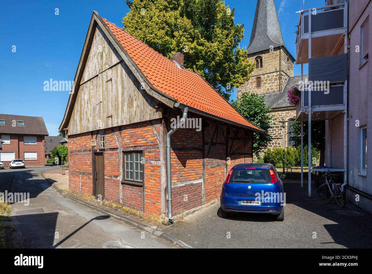 Dorsten, Dorsten-Rhade, Lippe, Ruhrgebiet, Naturpark Hohe Mark Westmuensterland, Muensterland, Westfalen, Nordrhein-Westfalen, NRW, Museum Haus Soggeb Foto Stock