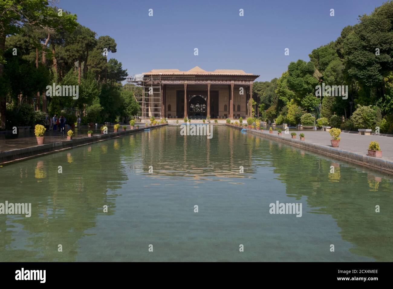 Chehel Sotun Palace, Isfahan, Iran Foto Stock