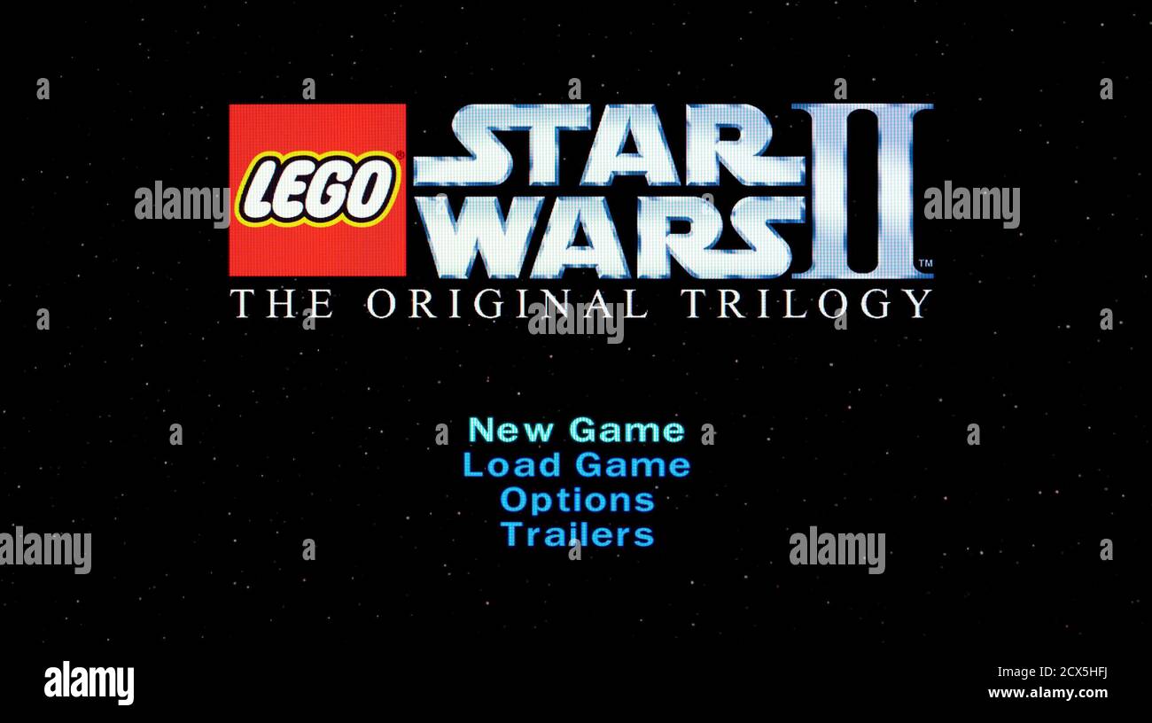 LEGO Star Wars II - Sony PlayStation 2 PS2 - Solo per uso editoriale Foto Stock
