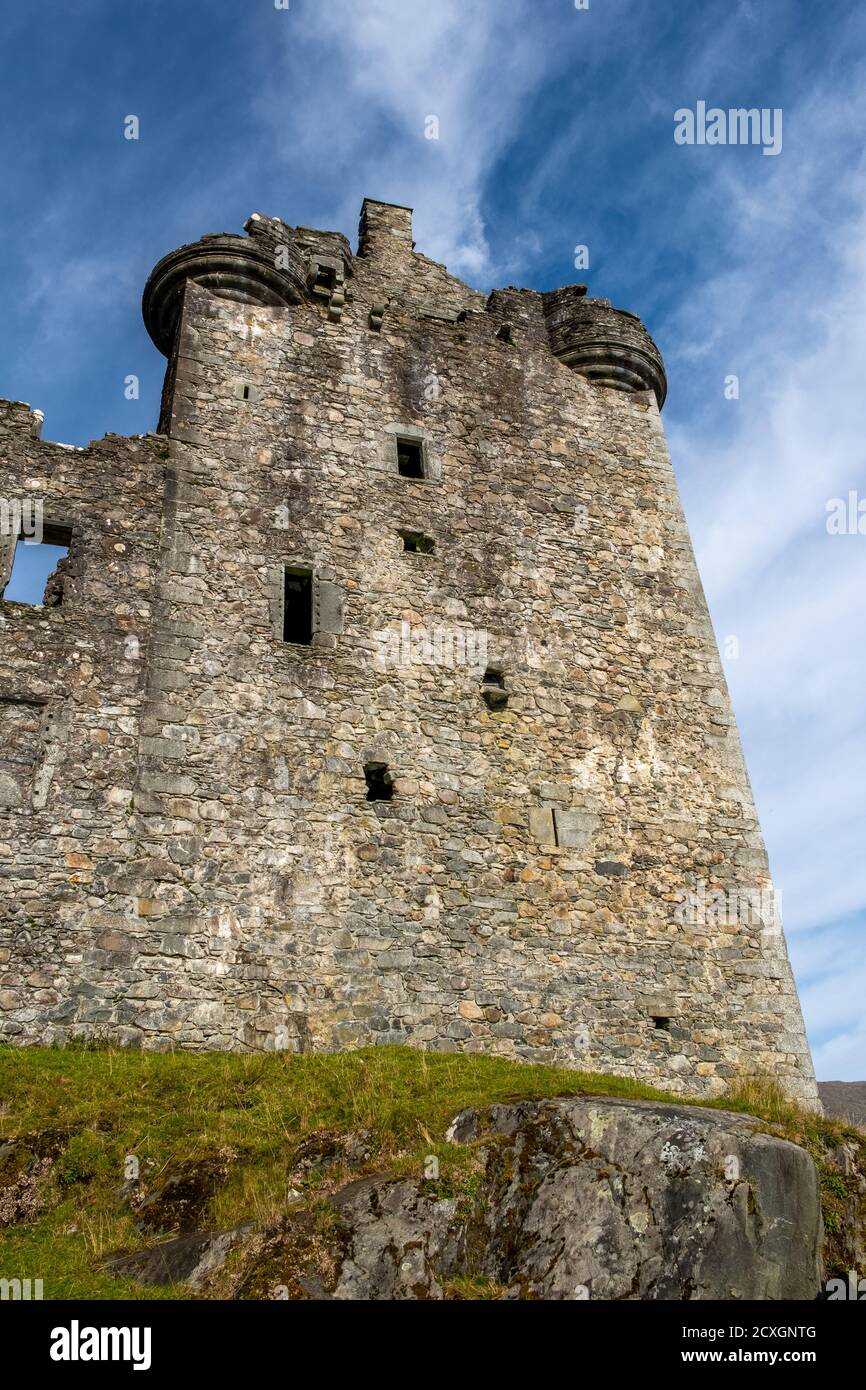Kilchurn Castle, Loch awe, Argyle & Bute, Scozia, Regno Unito Foto Stock