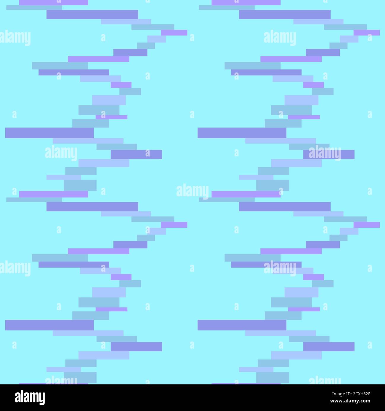 Motivo senza cuciture in blu. Modello vettoriale di colori pastello. Illustrazione Vettoriale