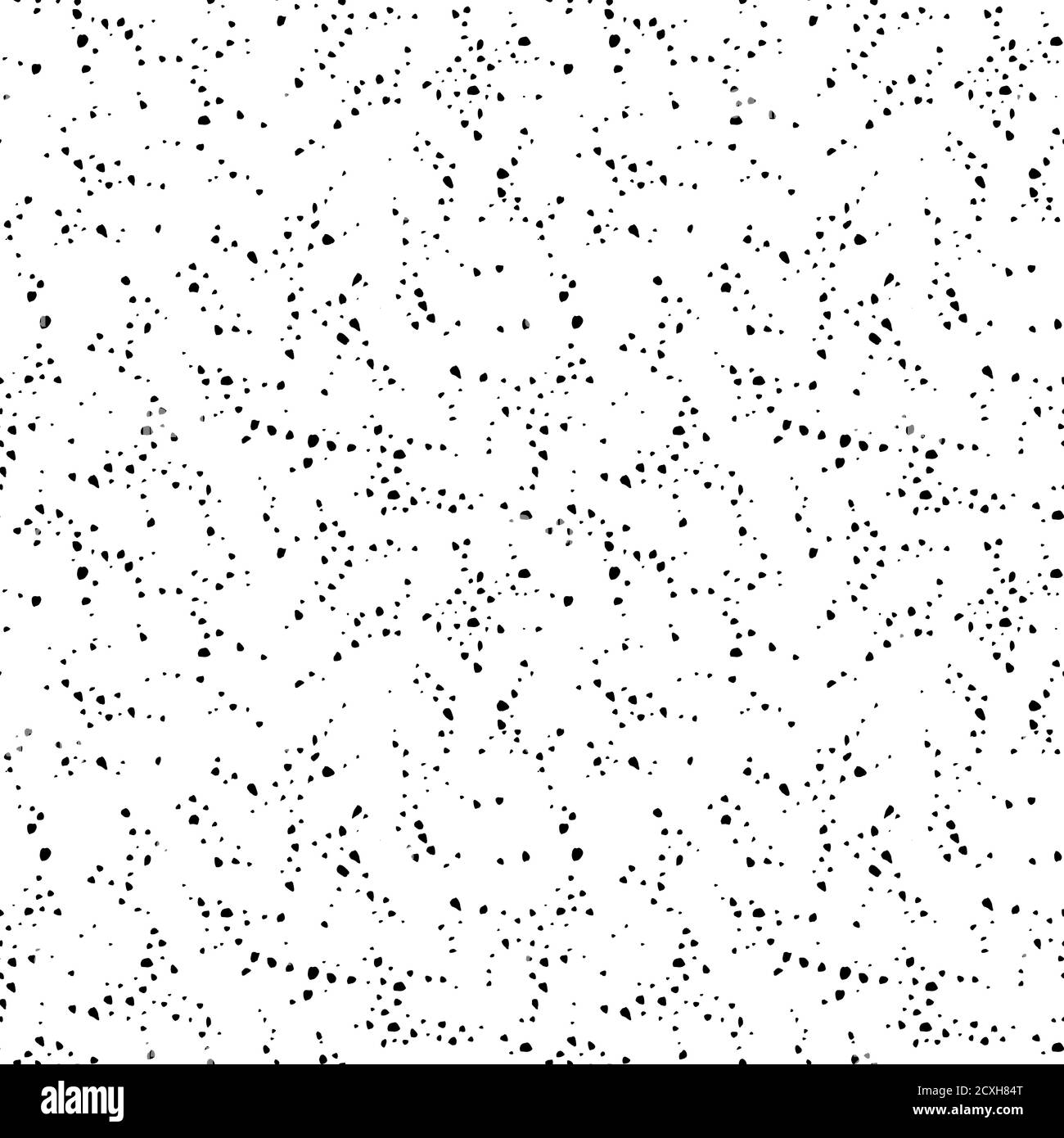 Polka dot doodle modello vettoriale senza giunture. Illustrazione Vettoriale