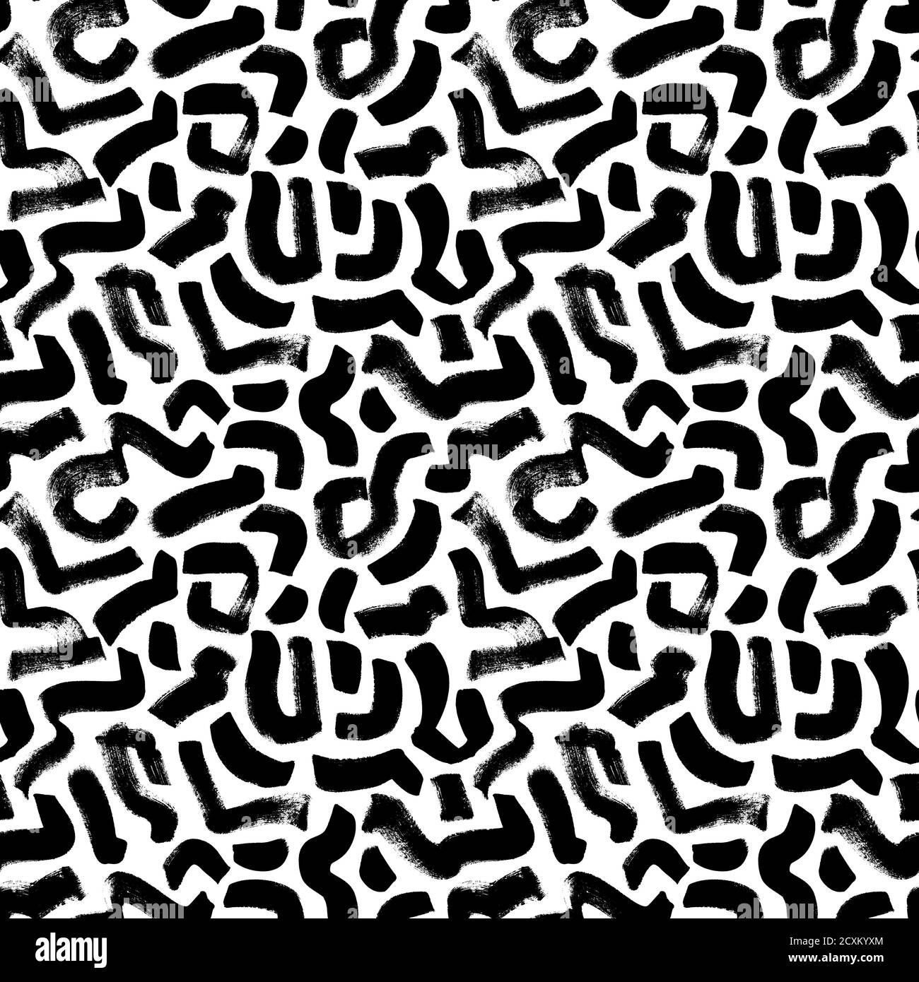 Linee circolari irregolari vettoriali ripetizione senza giunture. Illustrazione Vettoriale