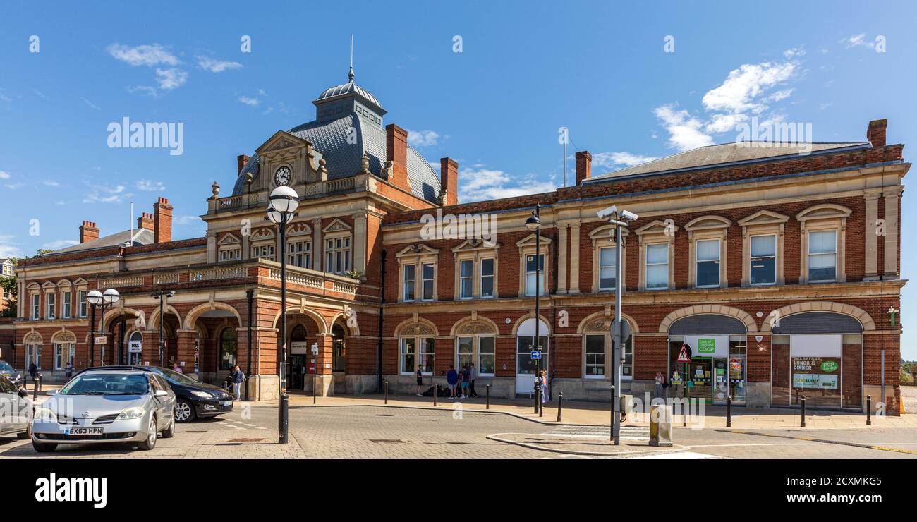 Stazione ferroviaria di Norwich (ex Norwich Thorpe), Norfolk, Inghilterra Foto Stock