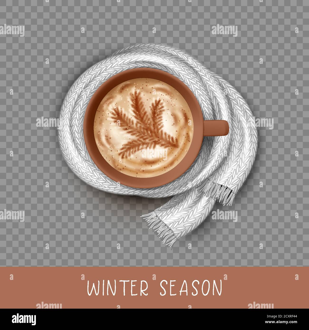 Schiuma di caffè Immagini Vettoriali Stock - Alamy