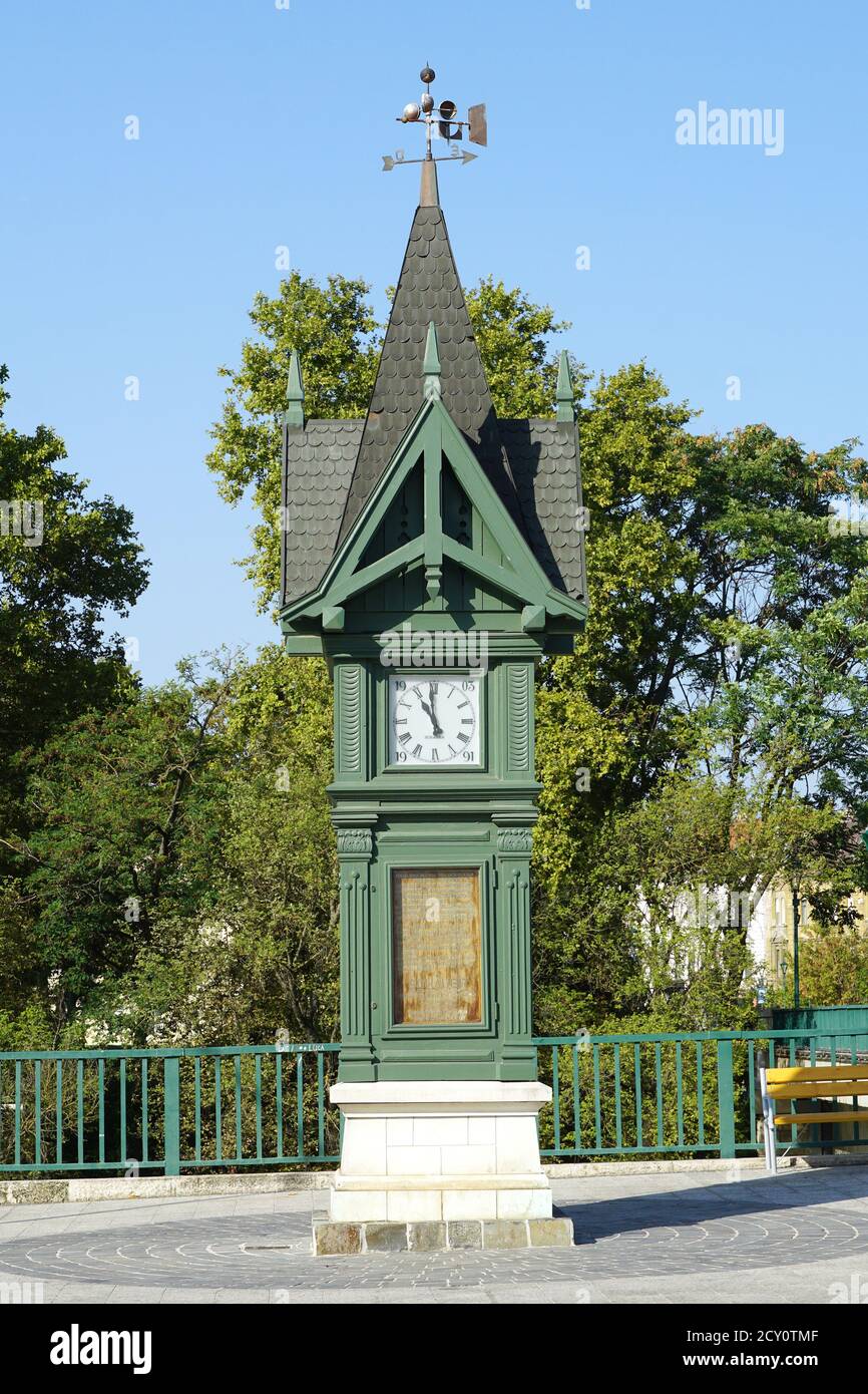 Torre dell'Orologio, Győr, Raab, Magyarország-Moson-Sopron County, Ungheria, Győr, Europa Foto Stock