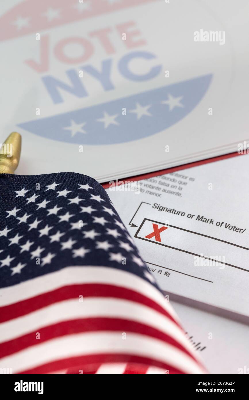 Mailing ufficiali degli Assentee, elezioni generali, 2020, Stati Uniti Foto Stock