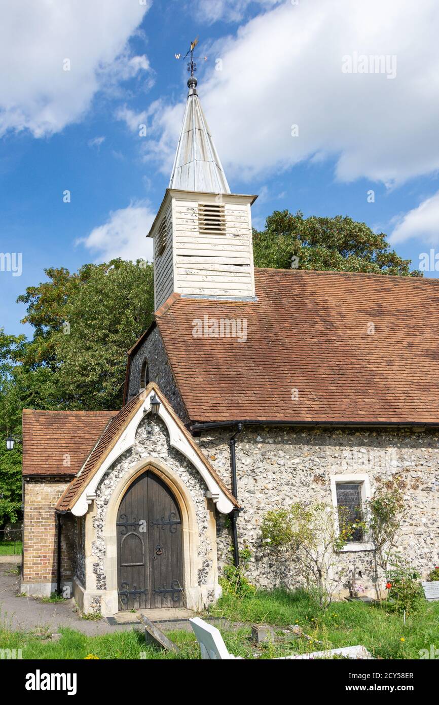 St Laurence Church, Church Road, Cowley, London Borough of Hillingdon, Greater London, England, Regno Unito Foto Stock