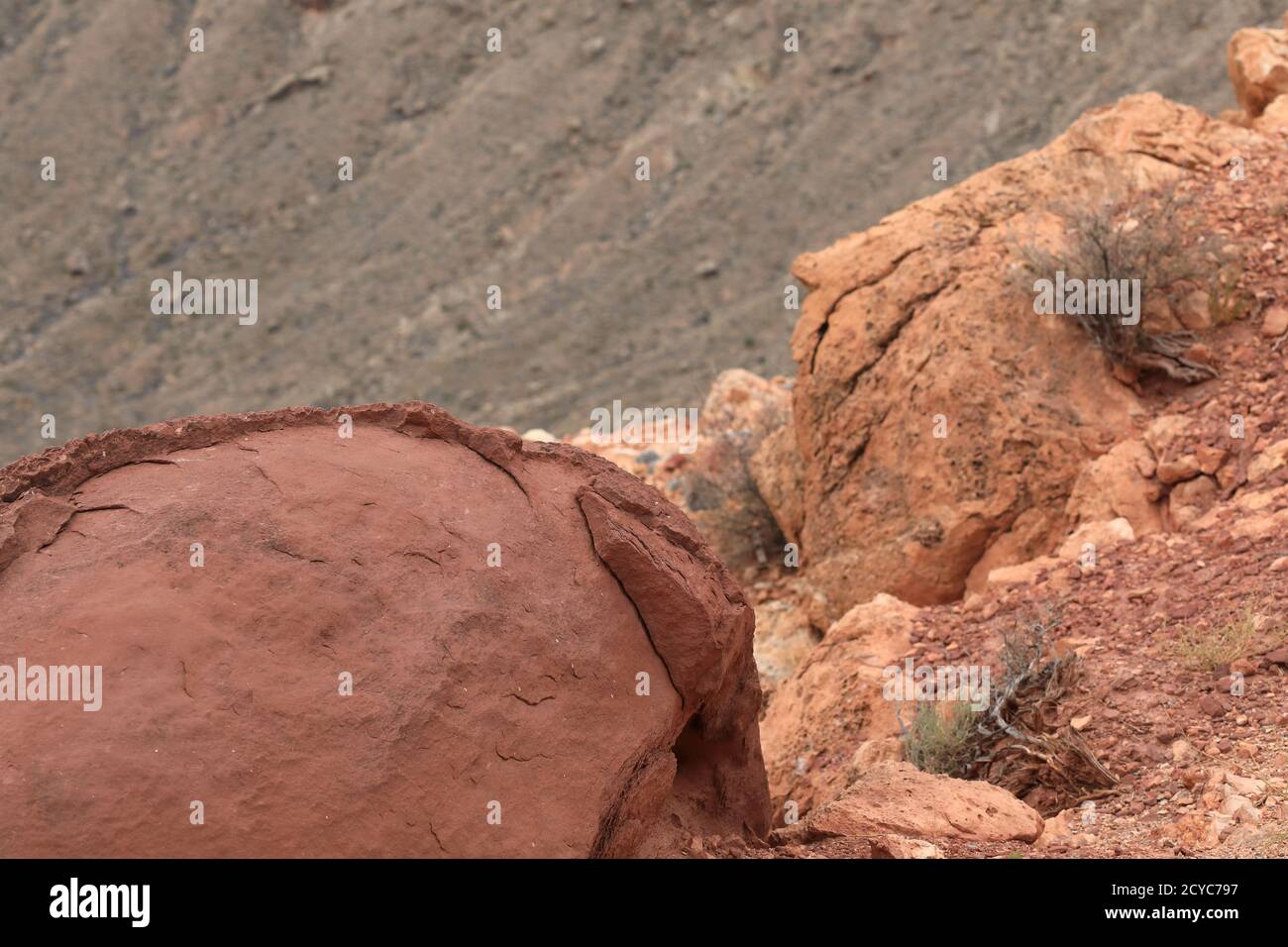 Antiche formazioni rocciose Foto Stock