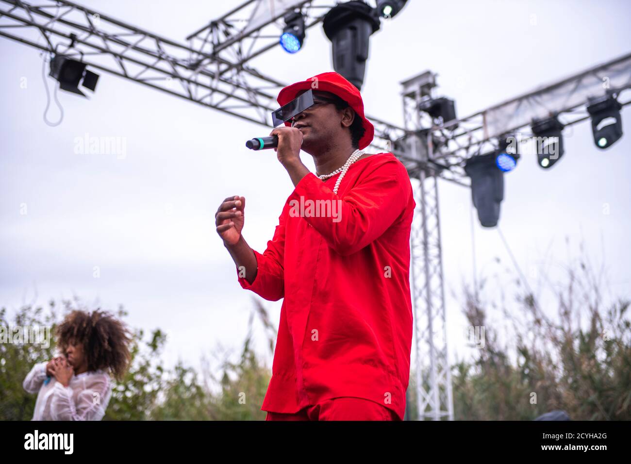 SIWO si esibisce al Parc del Forum (BAM Festival), Barcellona 27 settembre 2020. Fotografo: ALE Espaliat Foto Stock